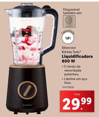 Silvercrest Kitchen Tools Liquidificador 600 W