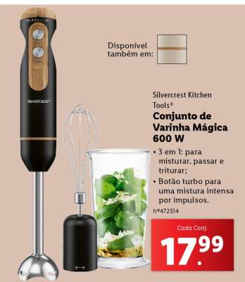 Conjunto de Varinha Mágica 600 W