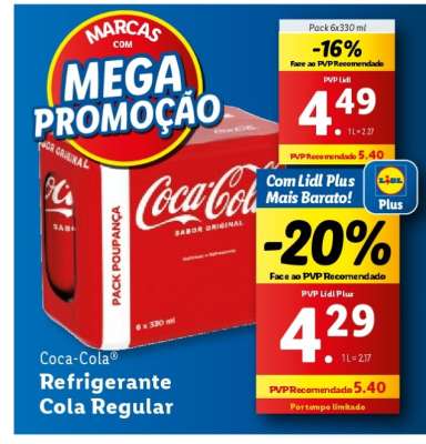 Coca-Cola Refrigerante Cola Regular