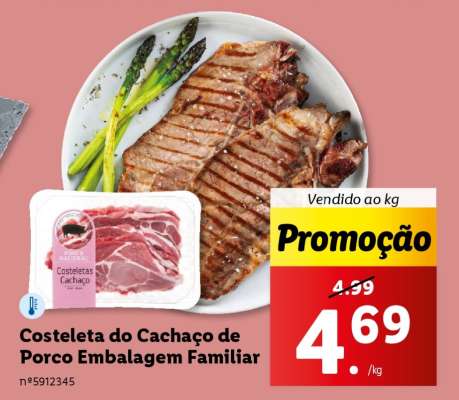 Costeleta do Cachaço de Porco Embalagem Familiar