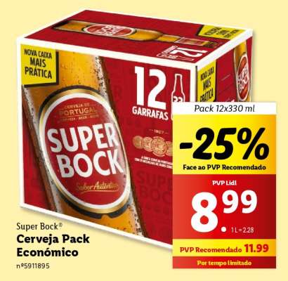 Super Bock Cerveja Pack Económico