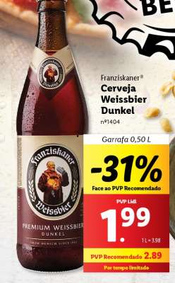 Franziskaner Cerveja Weissbier Dunkel