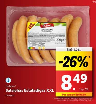 Dulano Salsichas Estaladiças XXL