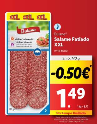 Dulano Salame Fatiado XXL