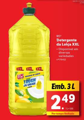 W5 Detergente da Loiça XXL