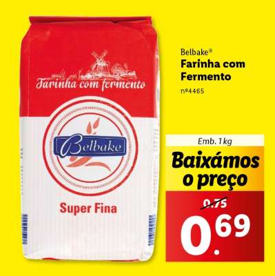 Belbake Farinha com Fermento
