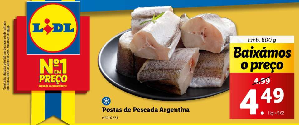 Postas de Pescada Argentina