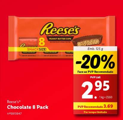 Reese's Chocolate 8 Pack
