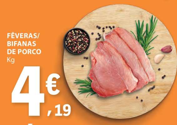 FÊVERAS/BIFANAS DE PORCO