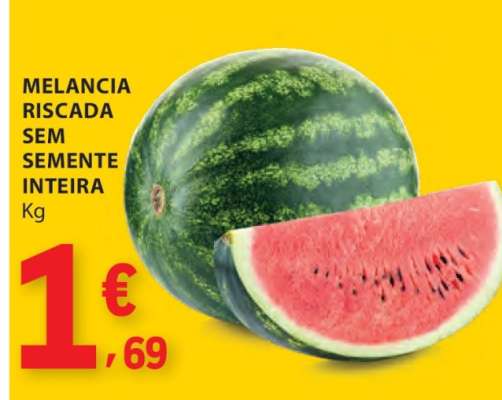 Melancia Riscada Sem Semente Inteira