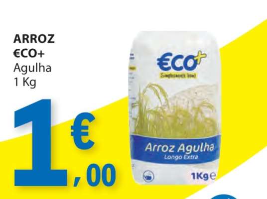 ARROZ €CO+ Agulha 1 Kg