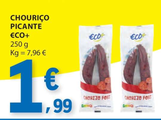 CHOURIÇO PICANTE €CO+