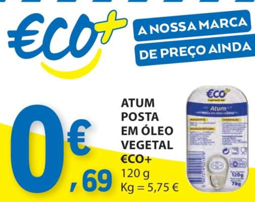 ATUM POSTA EM ÓLEO VEGETAL ECO+