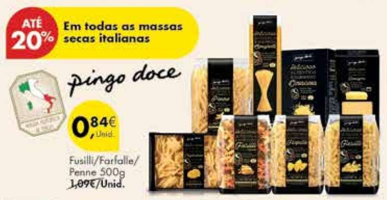 Fusilli/Farfalle/Penne 500g