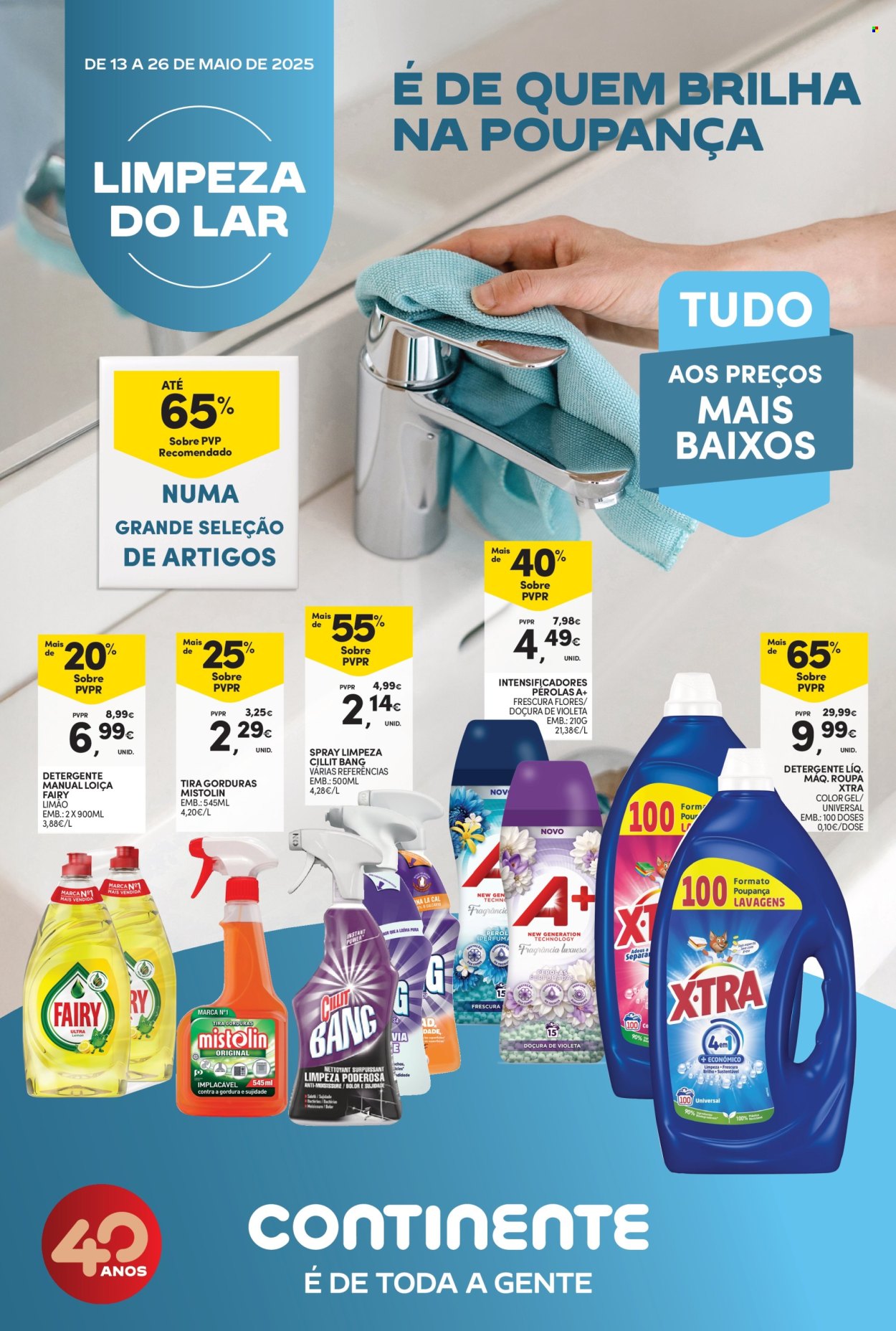 Folheto Continente Modelo - 13.5.2025 - 26.5.2025. Página 1