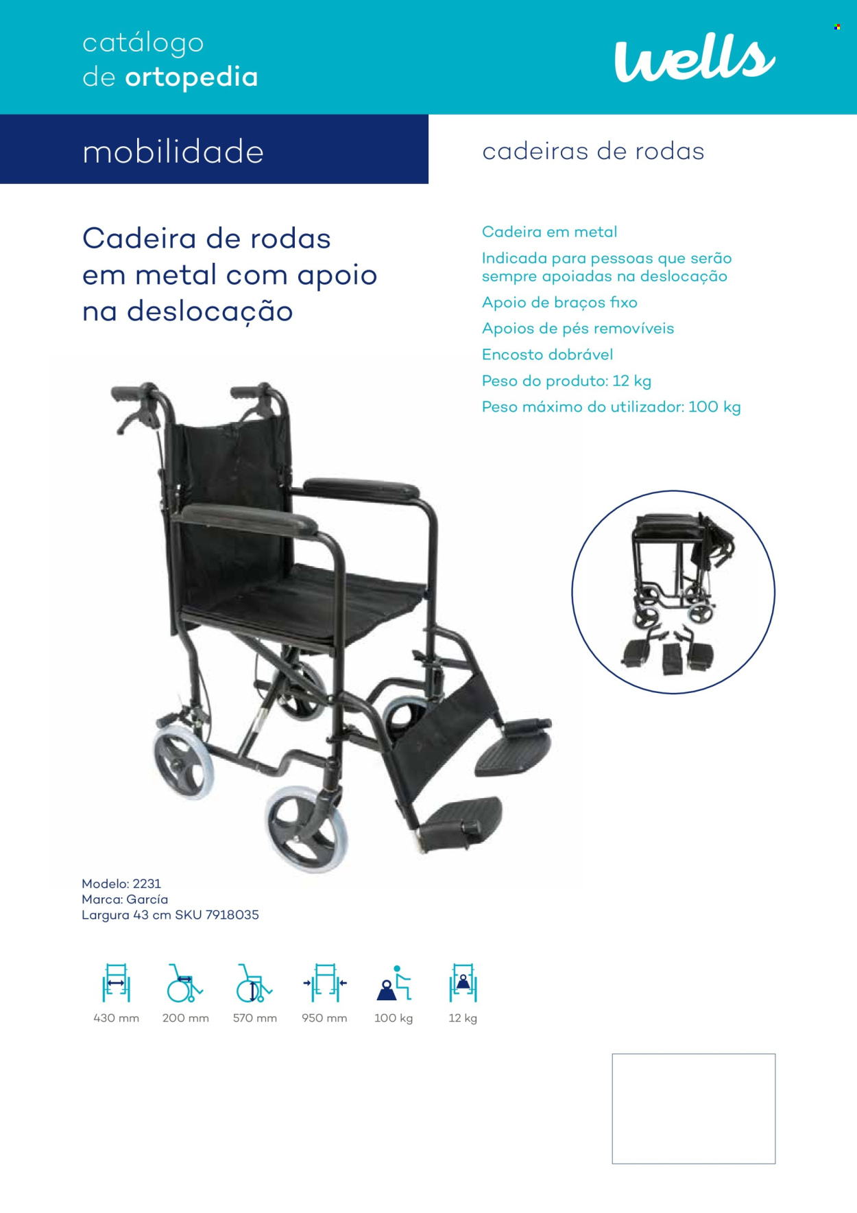 Folheto Well's. Página 11