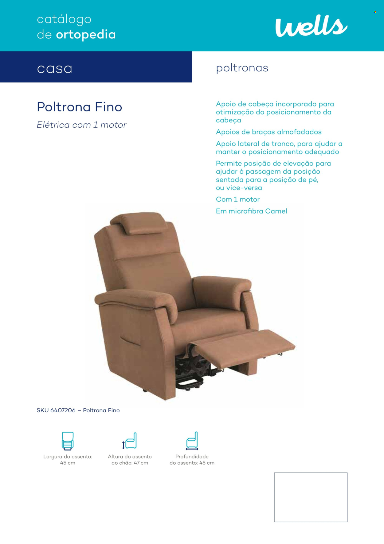 Folheto Well's. Página 100
