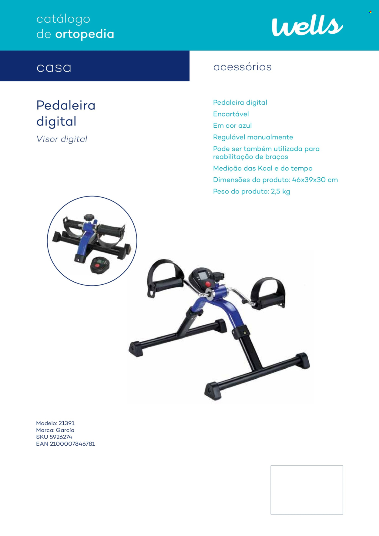 Folheto Well's. Página 105