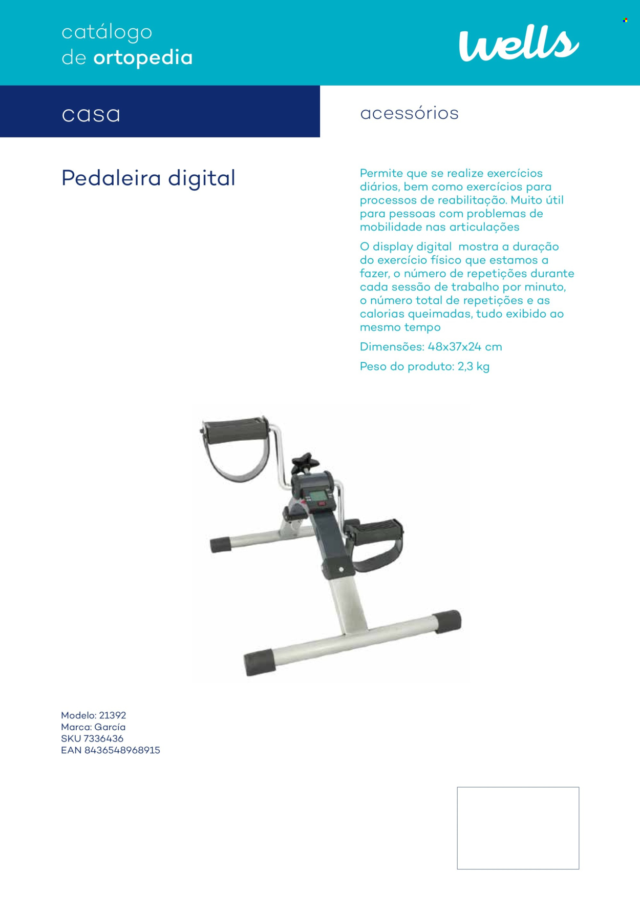 Folheto Well's. Página 106