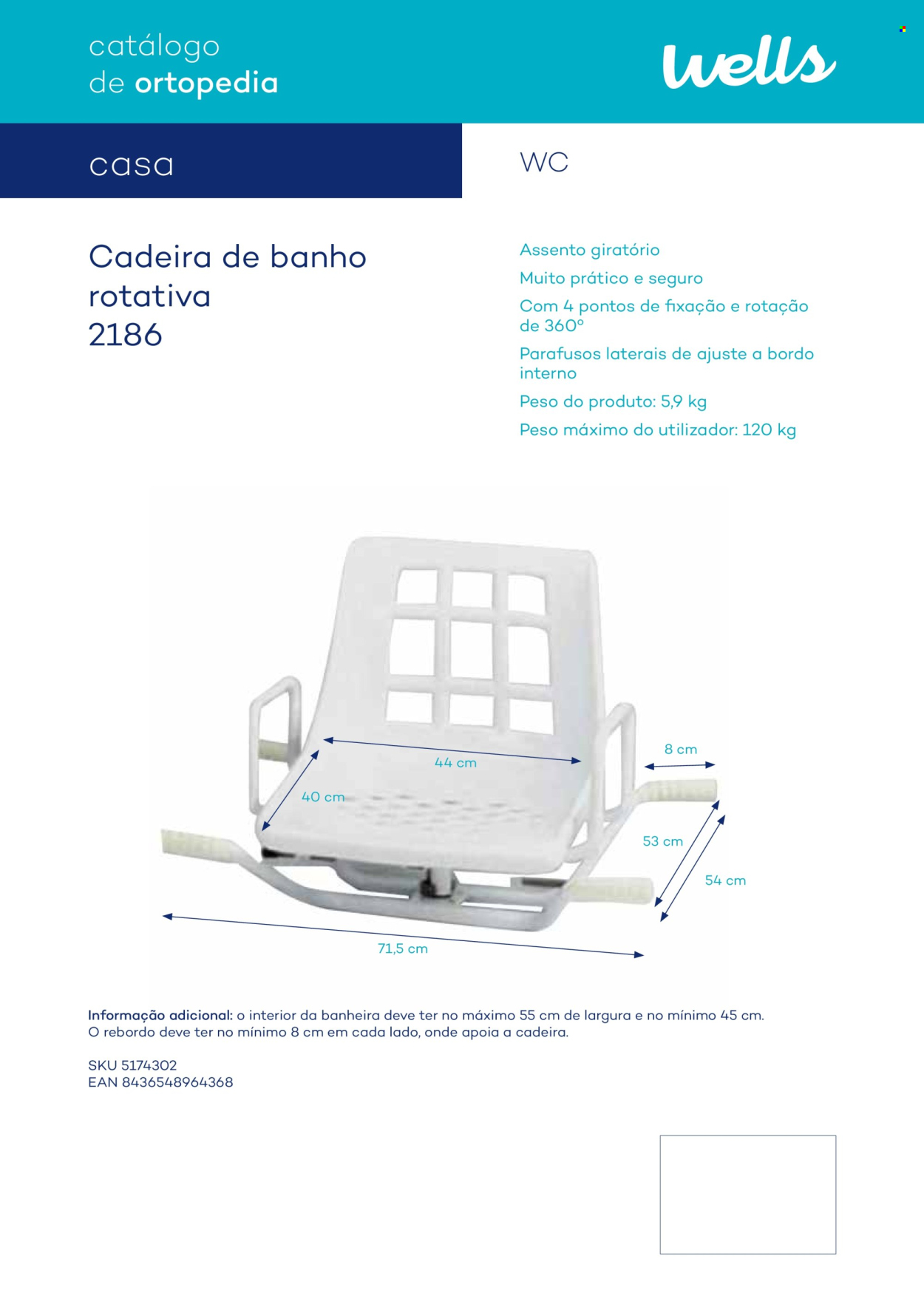 Folheto Well's. Página 135