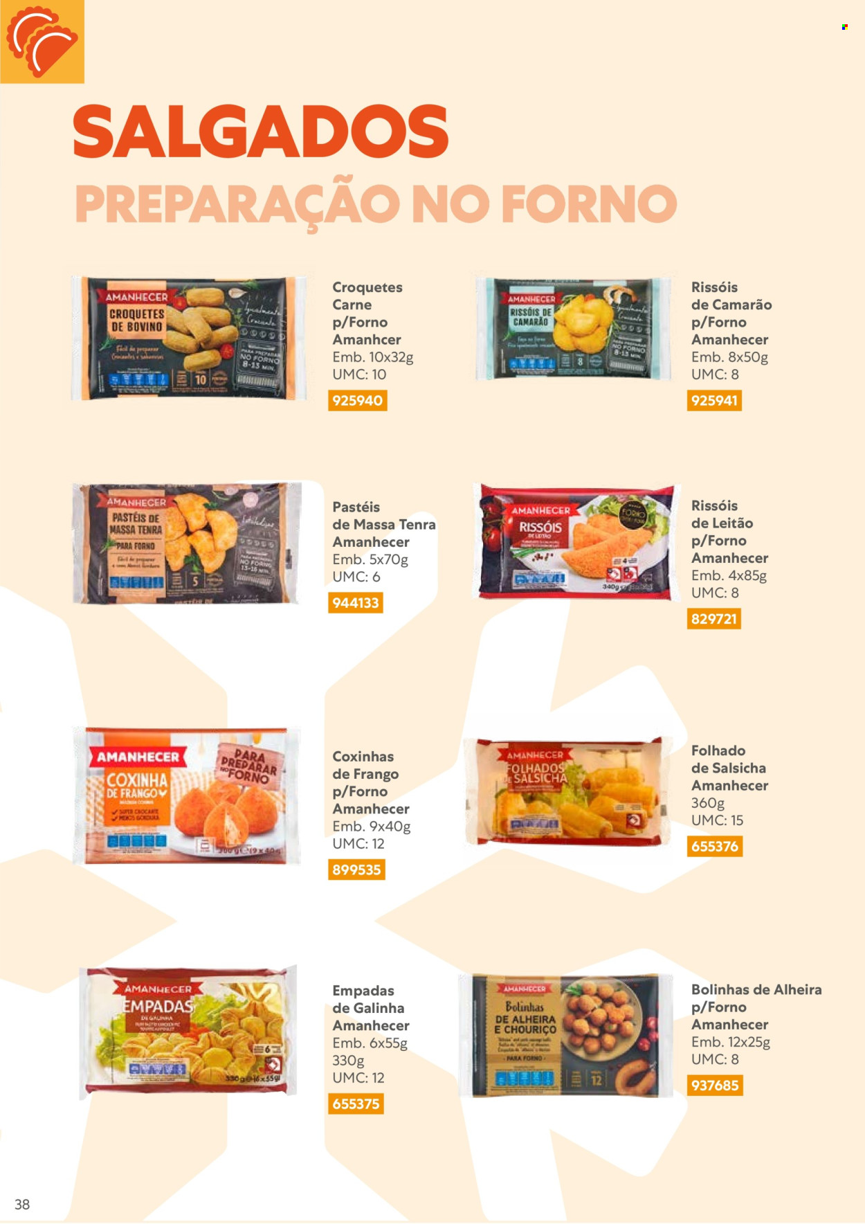 Folheto Recheio. Página 38