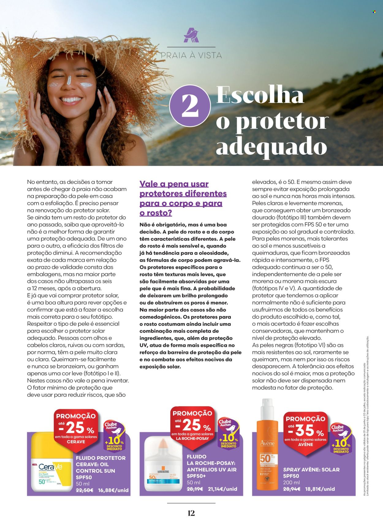 Folheto Auchan - 1.6.2026 - 2.7.2026. Página 12