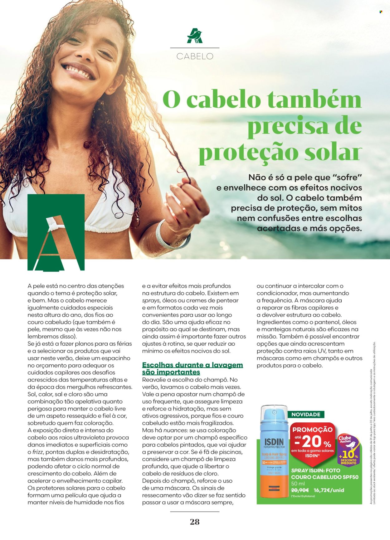 Folheto Auchan - 1.6.2026 - 2.7.2026. Página 28