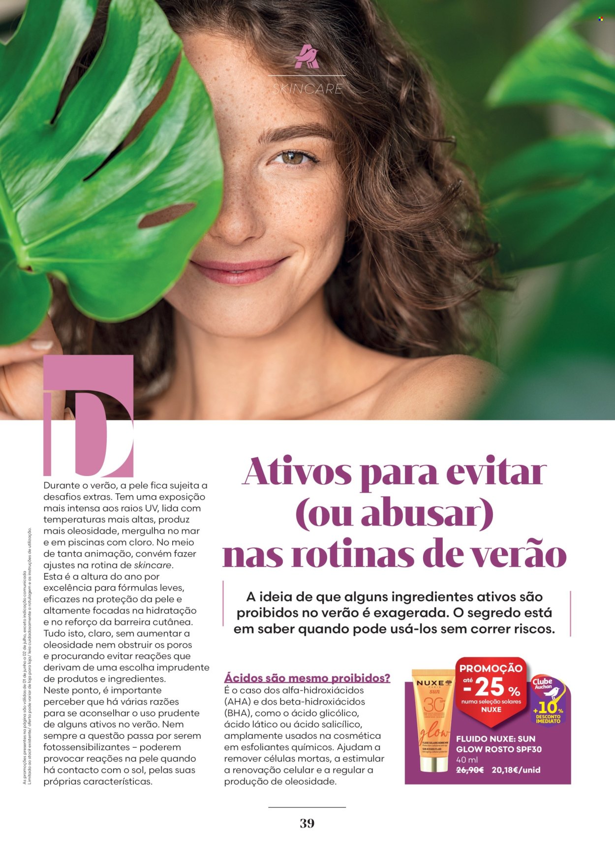 Folheto Auchan - 1.6.2026 - 2.7.2026. Página 39
