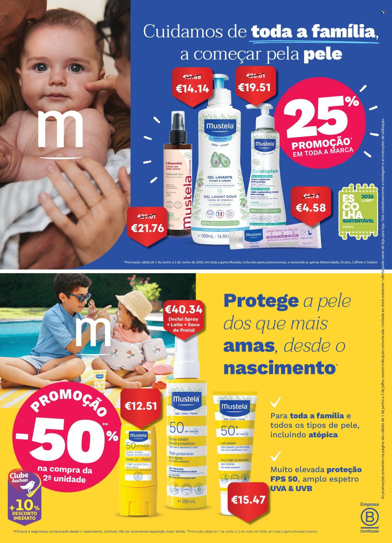 Folheto Auchan - 1.6.2026 - 2.7.2026. Página 50