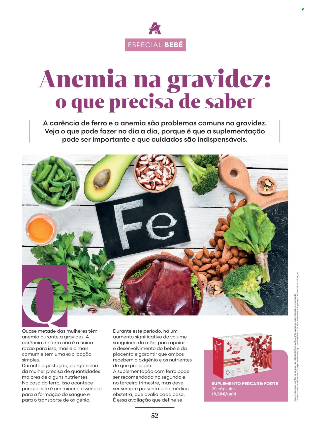 Folheto Auchan - 1.6.2026 - 2.7.2026. Página 52