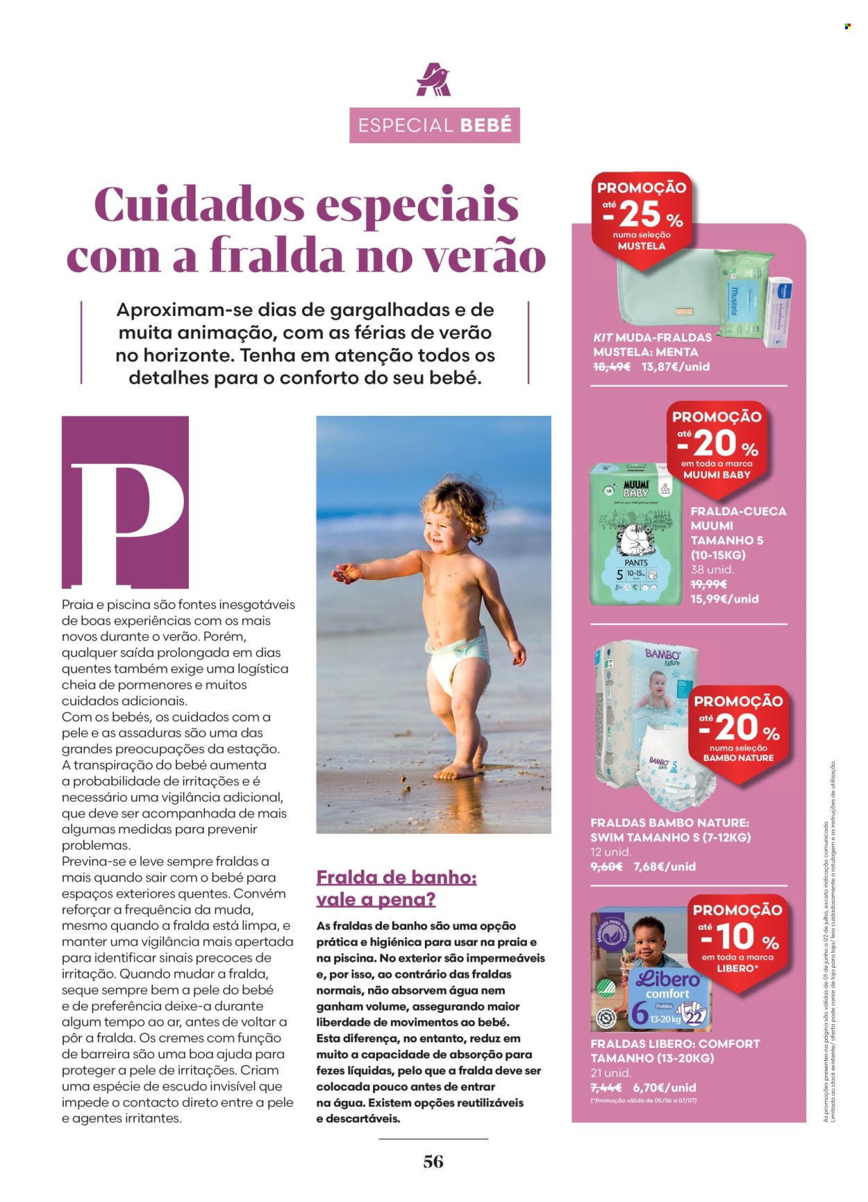 Folheto Auchan - 1.6.2026 - 2.7.2026. Página 56
