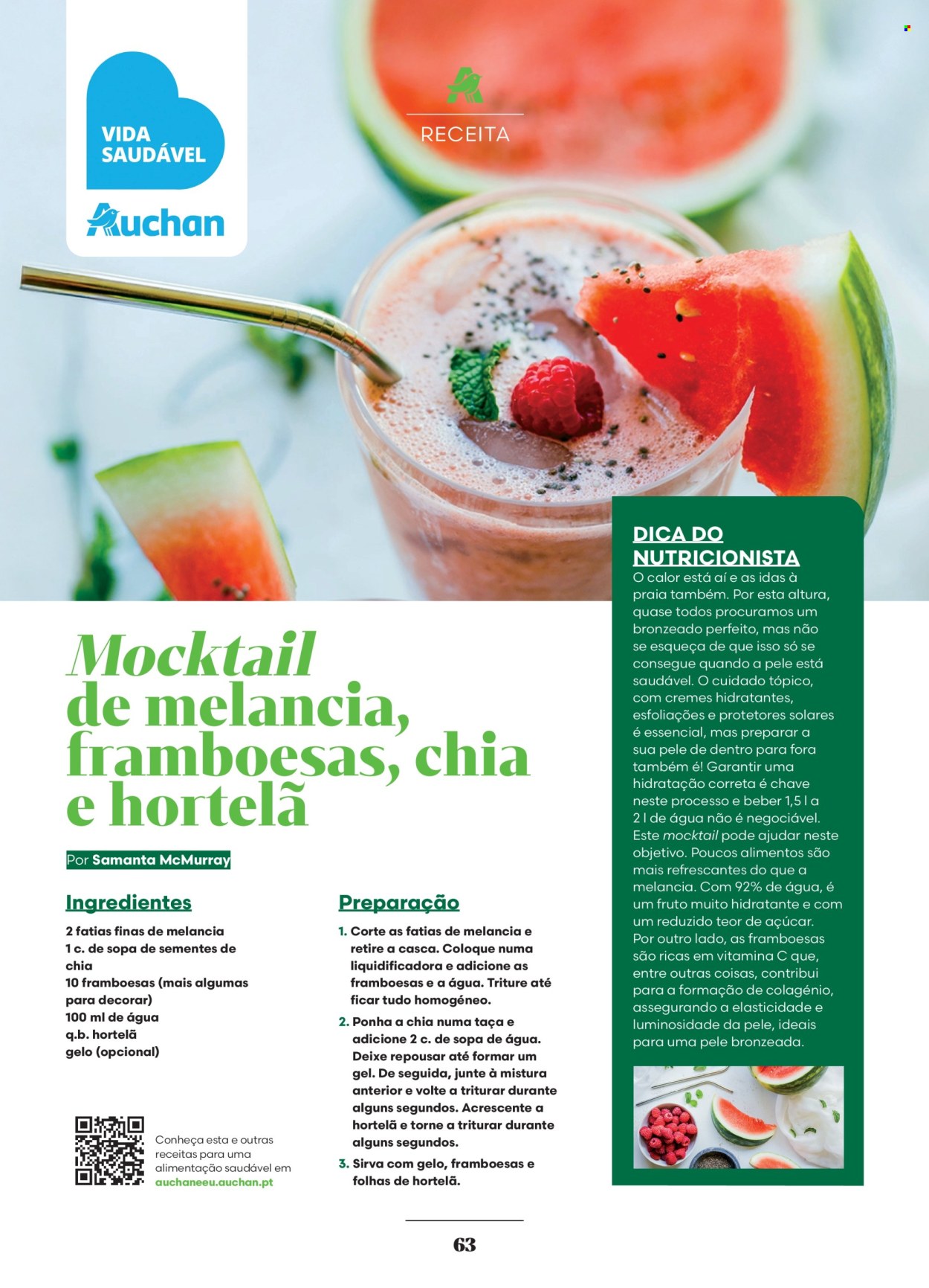 Folheto Auchan - 1.6.2026 - 2.7.2026. Página 63