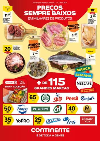 Folheto Continente - 2.6.2026 - 8.6.2026.