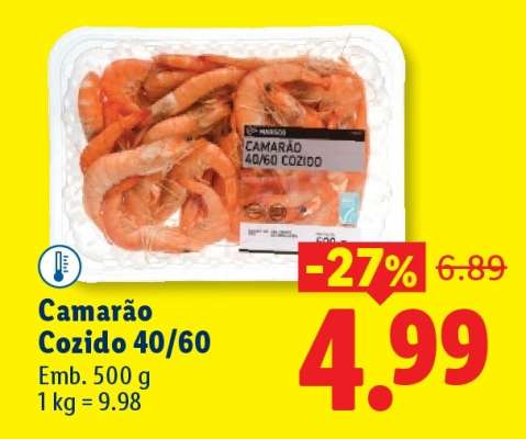 Camarão Cozido 40/60
