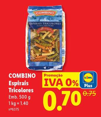Combino Espirais Tricolores
