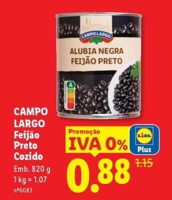 Campo Largo Feijão Preto Cozido