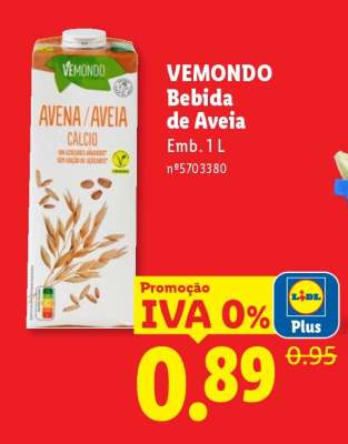 VEMONDO Bebida de Aveia