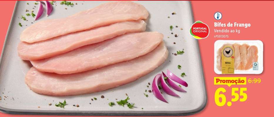 Bifes de Frango