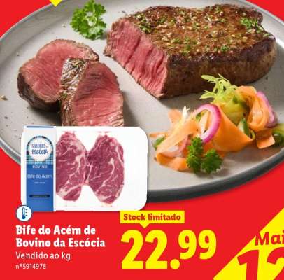 Bife do Acém de Bovino da Escócia