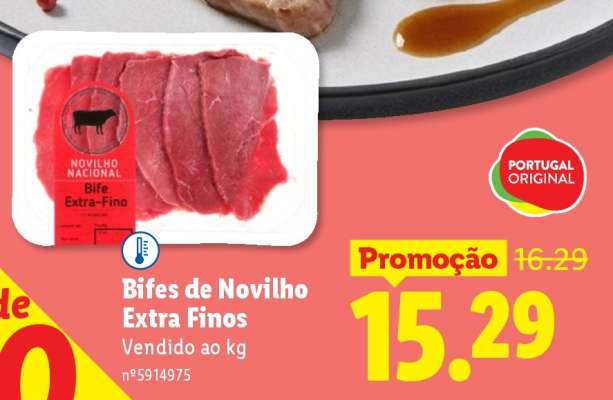 Bifes de Novilho Extra Finos