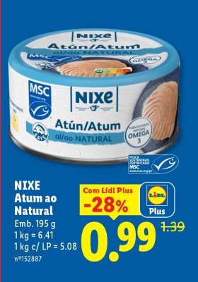 NIXE Atum ao Natural