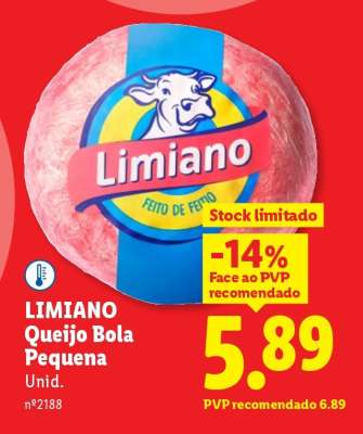 Limiano Queijo Bola Pequena