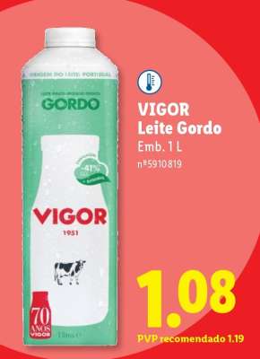 VIGOR Leite Gordo