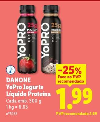 DANONE YoPro Iogurte Líquido Proteína