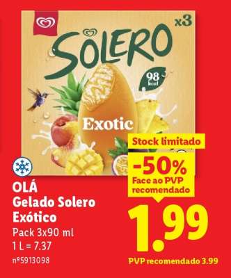 OLÁ Gelado Solero Exótico