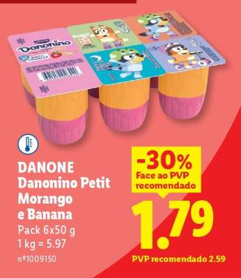DANONE Danonino Petit Morango e Banana