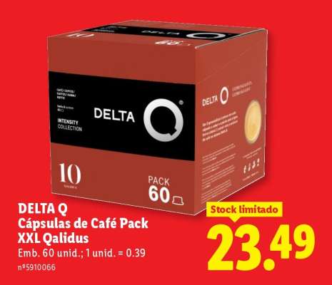 Delta Q Cápsulas de Café Pack XXL Qalidus