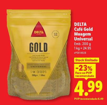 DELTA Café Gold Moagem Universal