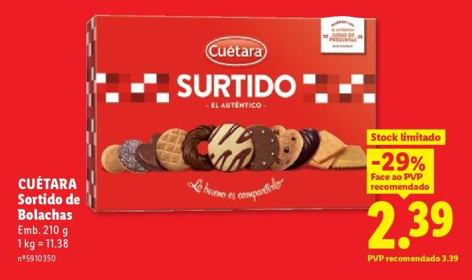 Cuétara Sortido de Bolachas