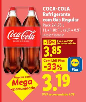 COCA-COLA Refrigerante com Gás Regular